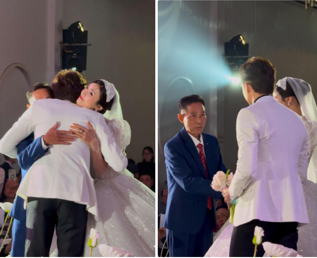 Đám cưới của Anh Đào - Anh Tuấn: Cô dâu xinh đẹp lộng lẫy, chú rể hát "Đừng làm trái tim anh đau"