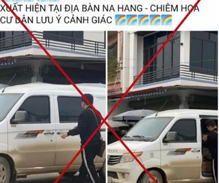 Công an Tuyên Quang phản hồi thông tin về 'xe bắt cóc trẻ em’