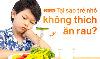 Giải đáp: Tại sao trẻ nhỏ không thích ăn rau?