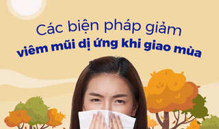 Các biện pháp giảm viêm mũi dị ứng khi giao mùa