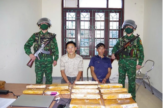 Thu giữ số lượng lớn ma túy vận chuyển từ Lào qua Việt Nam