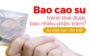 Bao cao su tránh thai được bao nhiêu phần trăm? Sự thật bạn cần biết