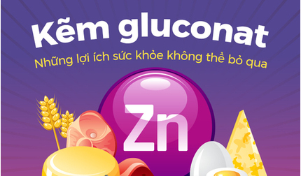 Kẽm gluconat: Những lợi ích sức khỏe không thể bỏ qua