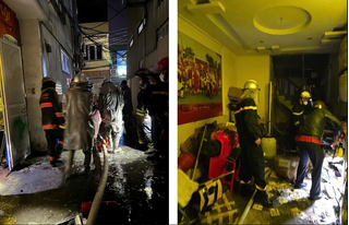 Cháy nhà lúc rạng sáng, 4 người thương vong ở Hà Nội