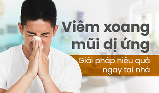 Viêm xoang mũi dị ứng – Giải pháp hiệu quả ngay tại nhà