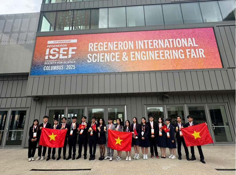 Học sinh Việt Nam ghi dấu ấn lịch sử tại Hội thi Khoa học kỹ thuật quốc tế 2025
