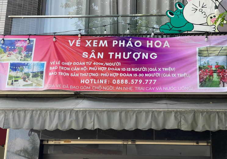 "Hot" dịch vụ giữ ghế xem Lễ hội pháo hoa quốc tế Đà Nẵng 2025