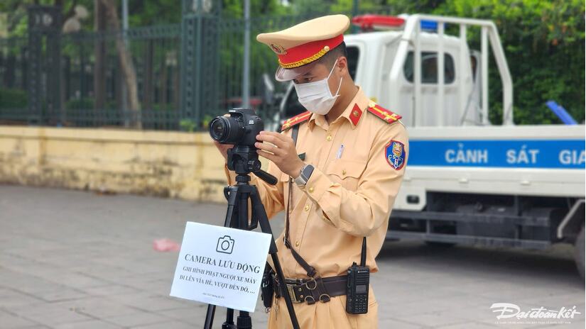  Hà Nội: Đặt camera lưu động ở ngã tư, ghi hình xử phạt vi phạm giao thông
