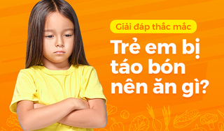 Giải đáp thắc mắc: Trẻ em bị táo bón nên ăn gì?