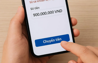 Chuyển nhầm 900 triệu đồng vì bấm sai số tài khoản
