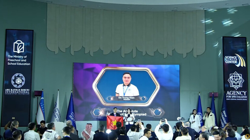 Việt Nam đạt thành tích xuất sắc tại Olympic Hóa học quốc tế Abu Rayhan Biruni