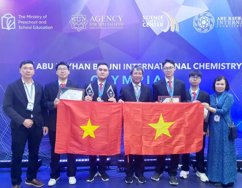 Việt Nam đạt thành tích xuất sắc tại Olympic Hóa học quốc tế Abu Rayhan Biruni