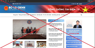Bộ Tài chính cảnh báo giả mạo Cổng thông tin điện tử để lừa đảo