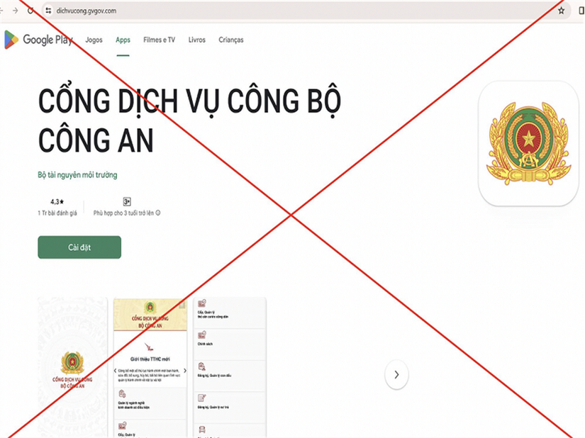Cảnh báo ứng dụng VNeID giả mạo chứa mã độc để lừa đảo