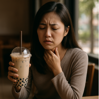 Nữ ca sĩ Trung Quốc mất giọng vì nghiện trà sữa