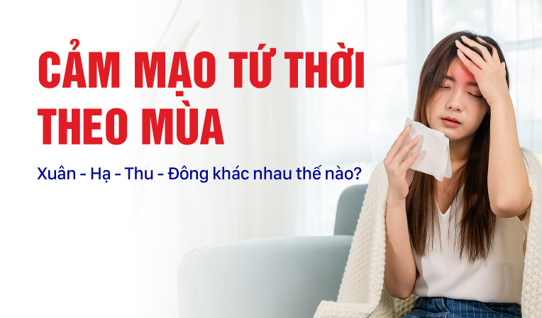 Cảm mạo tứ thời theo mùa Xuân – Hạ – Thu – Đông khác nhau thế nào?