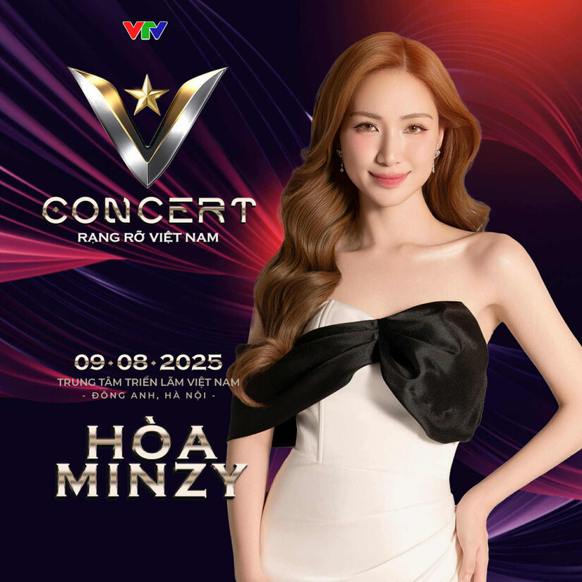 Hòa Minzy cùng dàn sao đình đám tham gia 'V Concert – Rạng rỡ Việt Nam'