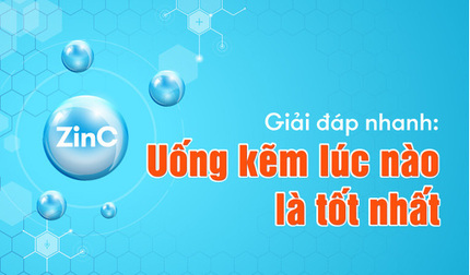 Giải đáp nhanh: Uống kẽm lúc nào là tốt nhất