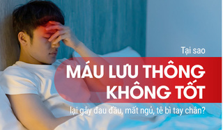 Tại sao máu lưu thông không tốt gây đau đầu mất ngủ tê bì tay chân