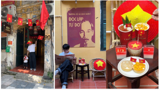 Top các quán cà phê rực sắc đỏ tại Hà Nội trước thềm Quốc khánh 2/9 nhất định phải check-in