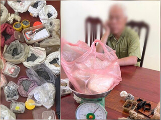 Ông lão mang thuốc súng, đạn chì ra chợ bán