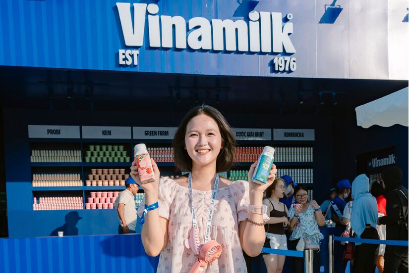 Vinamilk “quẫy” hết mình cùng 50.000 khán giả tại V-Concert & V-Fest