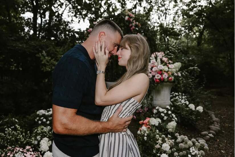 Taylor Swift và Travis Kelce đính hôn với nhẫn kim cương 14 tỷ đồng