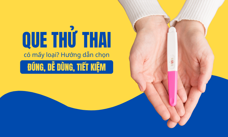 Que thử thai có mấy loại? Hướng dẫn chọn đúng, dễ dùng, tiết kiệm