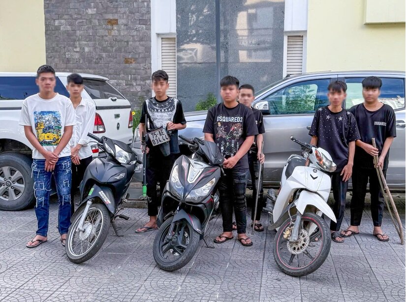 Nhóm thanh, thiếu niên chặn đường đánh người, cướp xe táo tợn giữa đêm khuya