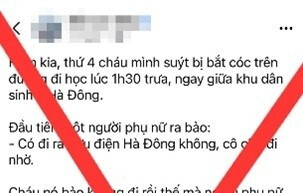 Công an bác bỏ thông tin 'bắt cóc trẻ em' trên đường đi học ở Hà Nội