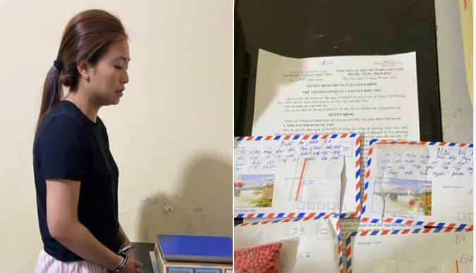 Bắt giữ ‘nữ quái’ ở Phú Thọ buôn gần 1.000 viên ma túy