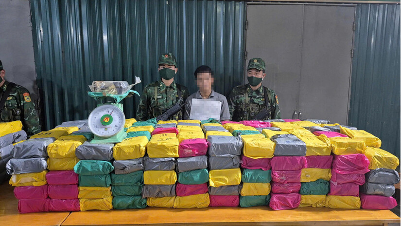 Biên phòng Quảng Trị bắt 2 nghi phạm quốc tịch Lào, thu giữ 500kg ma túy