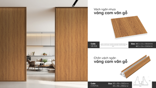 A-Z vách ngăn nhựa giả gỗ 2 mặt: ưu điểm, giá và lưu ý thi công