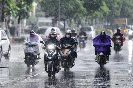 Hà Nội tiếp tục có mưa to đến rất to, đề phòng lốc, sét và gió giật mạnh