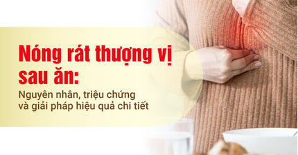 Nóng rát thượng vị sau ăn: Nguyên nhân, triệu chứng và giải pháp