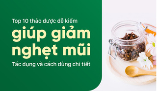 Top 10 thảo dược dễ kiếm giúp giảm nghẹt mũi - Tác dụng và cách dùng