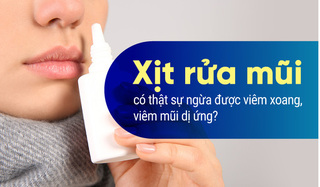 Xịt rửa mũi có thật sự ngừa được viêm xoang, viêm mũi dị ứng?