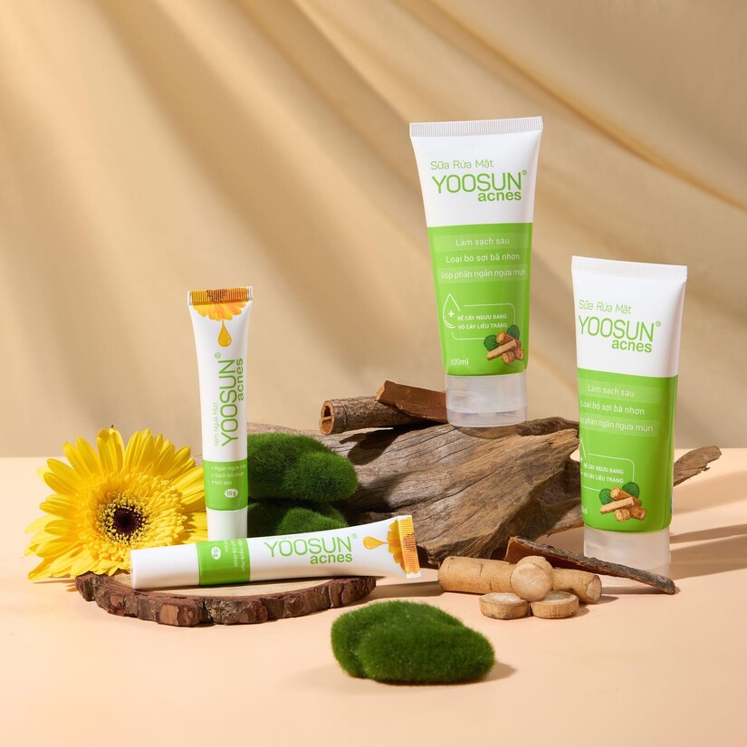 Chăm da mụn bắt đầu từ làm sạch sâu: Cách bộ đôi Yoosun Acnes hỗ trợ da dầu mụn nhạy cảm