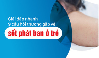 Giải đáp nhanh 9 câu hỏi thường gặp về sốt phát ban ở trẻ