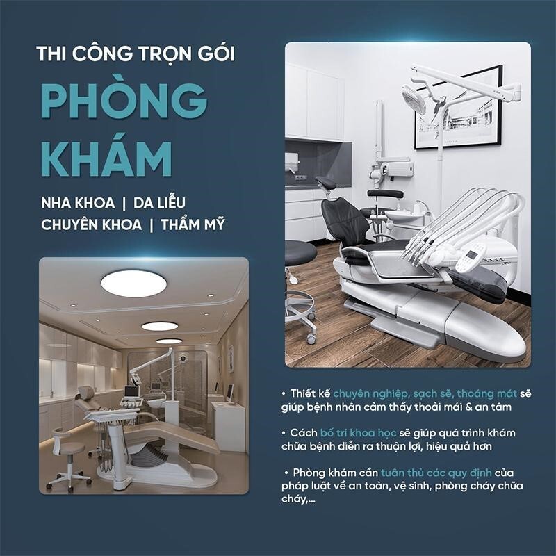 Top 5 địa chỉ thi công phòng khám nha khoa đạt chuẩn tại TPHCM