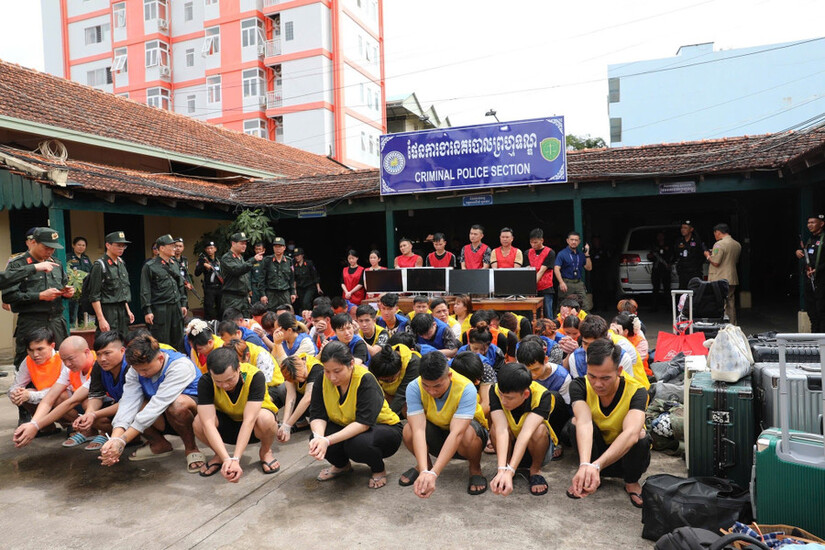 Bắt 59 người trong đường dây lừa đảo tại Campuchia với số tiền hơn 300 tỷ đồng