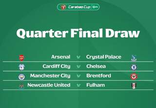 Bốc thăm tứ kết League Cup 2025/2026: Không có đại chiến!