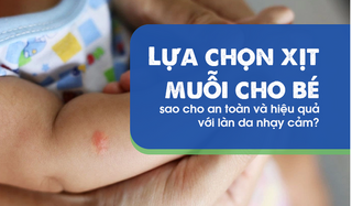 Lựa chọn xịt muỗi cho bé sao cho an toàn và hiệu quả với làn da?