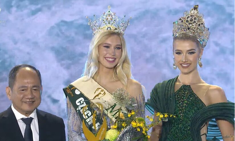 Trịnh Mỹ Anh giành vương miện Hoa hậu Nước tại Miss Earth 2025