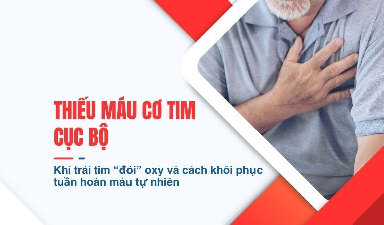 Thiếu máu cơ tim cục bộ – Khi trái tim “đói” oxy và cách khôi phục