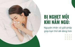 Bị nghẹt mũi khi nằm ngủ Nguyên nhân và giải pháp giúp bạn thở dễ hơn