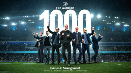 Hành trình 1.000 trận cầm quân của Pep Guardiola
