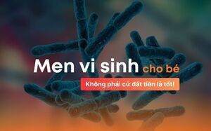 Men vi sinh cho bé: Không phải cứ đắt tiền là tốt!