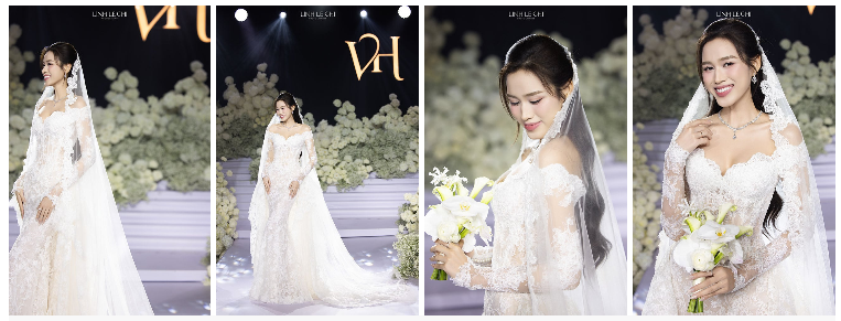 Lễ cưới sang trọng đẹp như cổ tích của Hoa hậu Đỗ Thị Hà và thiếu gia Tập đoàn Sơn Hải