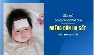 Giải mã công dụng thật của miếng dán hạ sốt cho trẻ sơ sinh